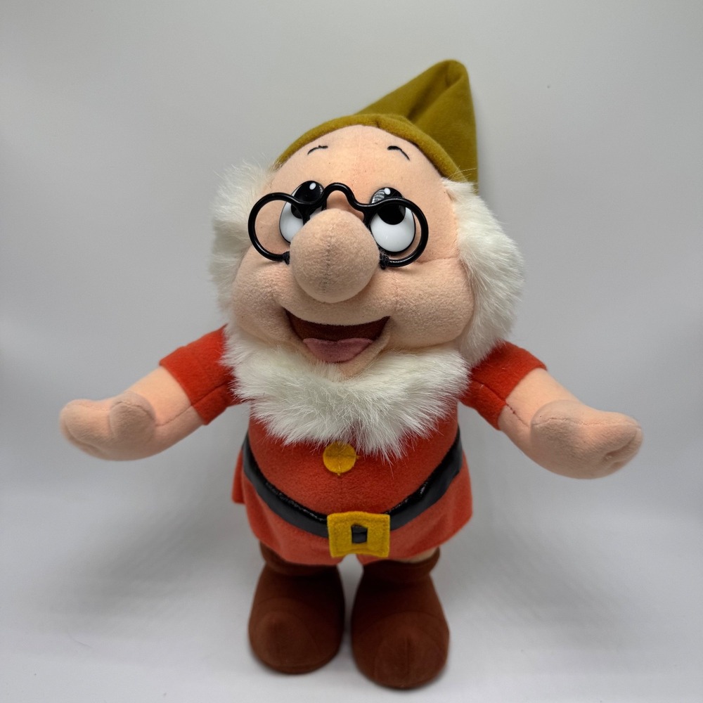 Disney Doc Snow White & the 7 Dwarfs Plush 10"‎ Standing